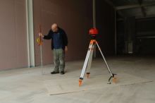 Another shot of post screed survey