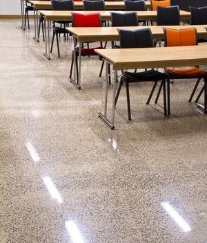 The finished floor screed after polishing- the perfect floor finish